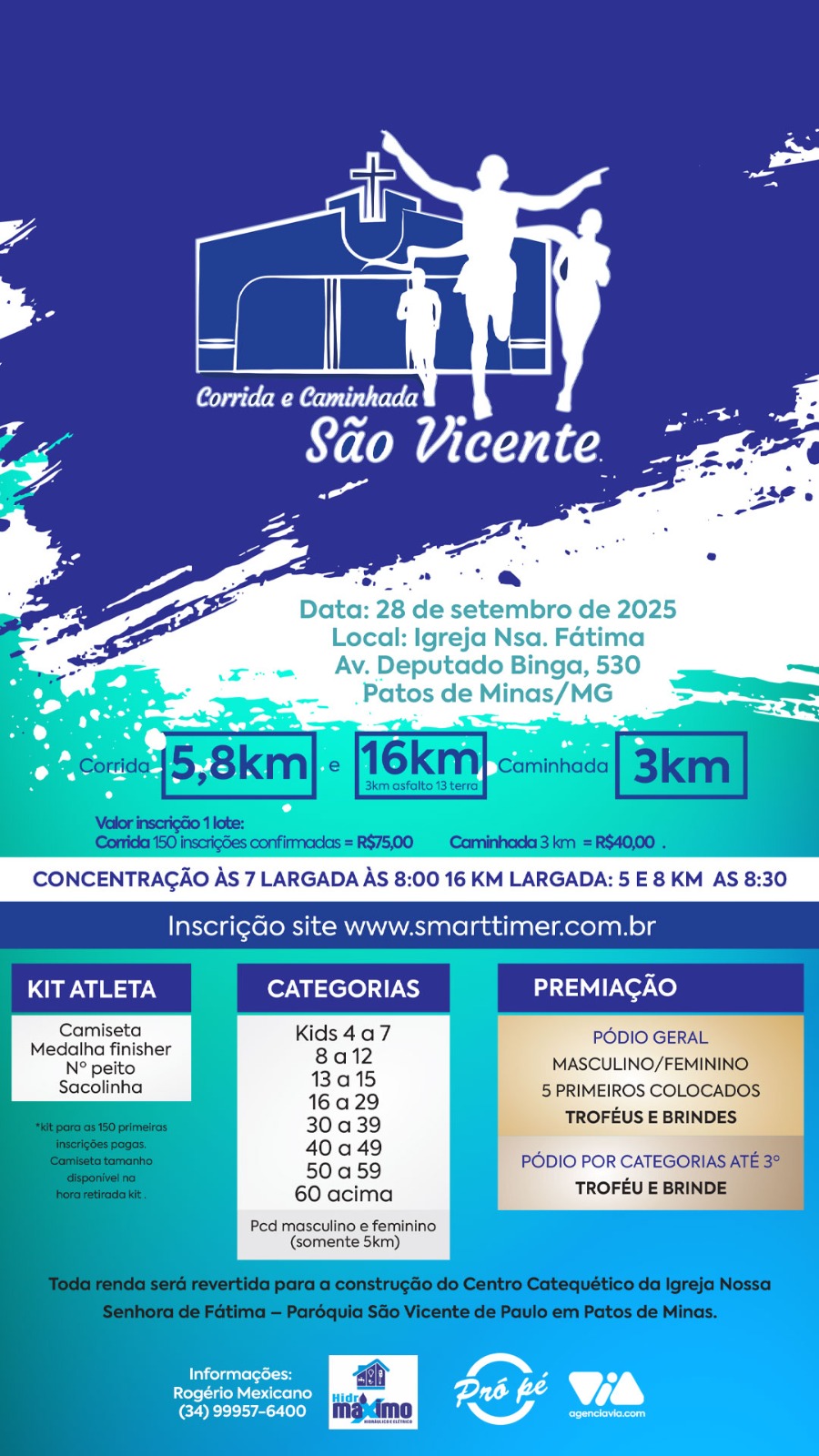 CORRIDA E CAMINHADA SÃO VICENTE