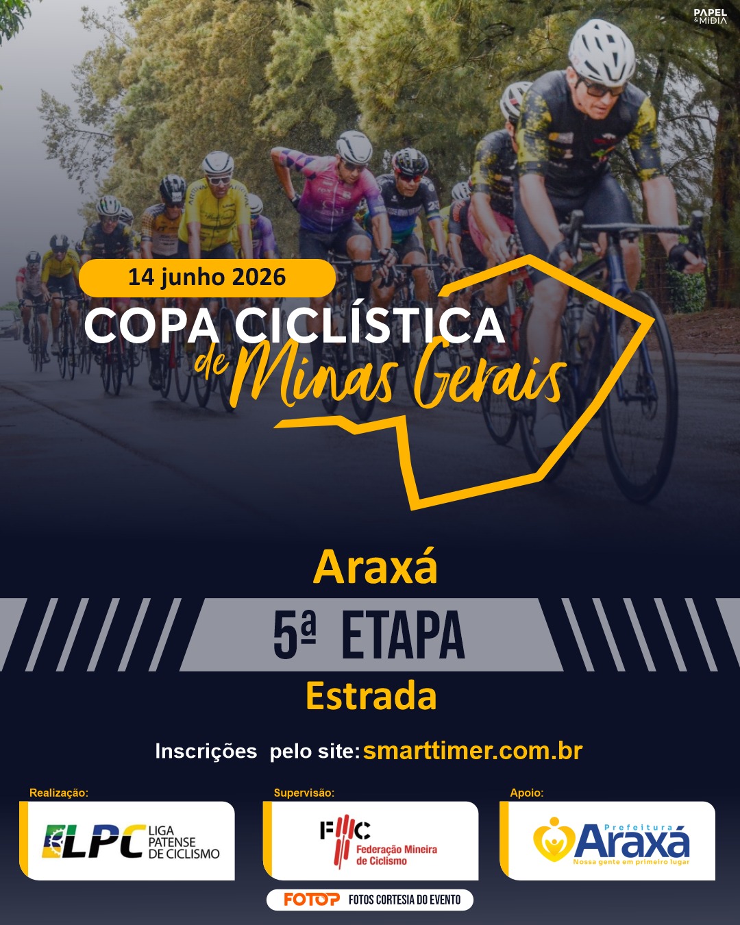 COPA CICLISTICA DE MINAS GERAIS - 5ª ETAPA - ESTRADA - ARAXÁ