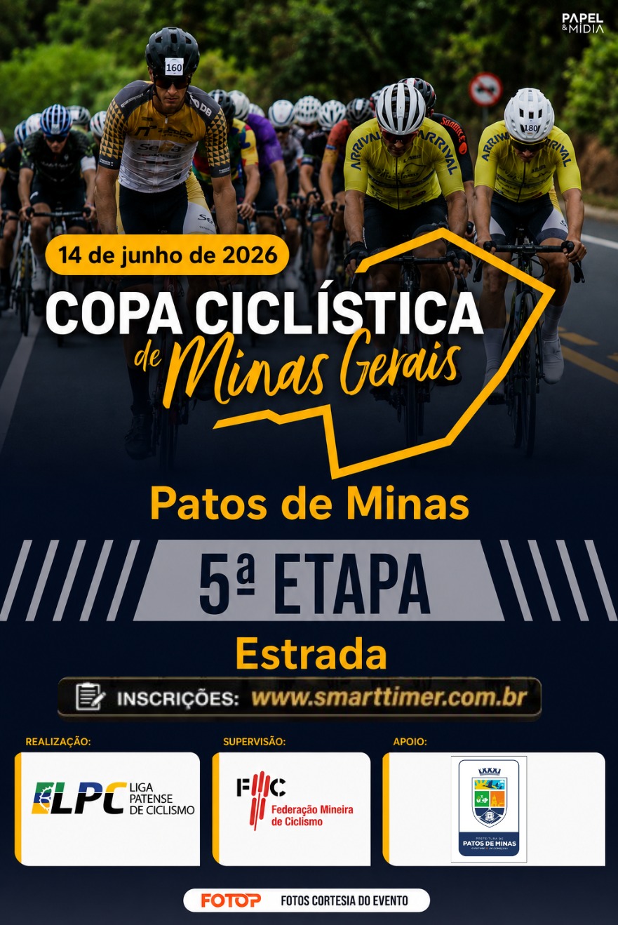 COPA CICLISTICA DE MINAS GERAIS - 5ª ETAPA - ESTRADA - PATOS DE MINAS